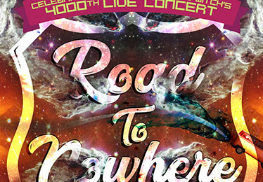 Sebastian Ballester Design - Print and web formatted poster design for a local band 'Road to Nowhere'.