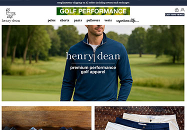 Sebastian Ballester Design - Henry Dean Website | Graphic Design